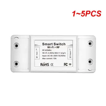1 ~ 5 шт. Tuya RF433 + WIFI Беспроводной пульт дистанционного управления Smart Switch Smart Life APP Alexa Home MS-101WR 90-250V