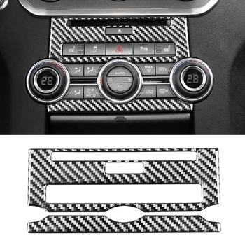1 пара из углеродного волокна Центральная панель управления CD Автомобильная центральная панель управления CD для Land Rover Discovery 4 2010-2016
