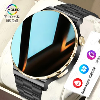 2024 Новые женские смарт-часы ECG + PPG AMOLED HD Screen Пользовательский циферблат HD Bluetooth Call Модные женские смарт-часы для Android IOS