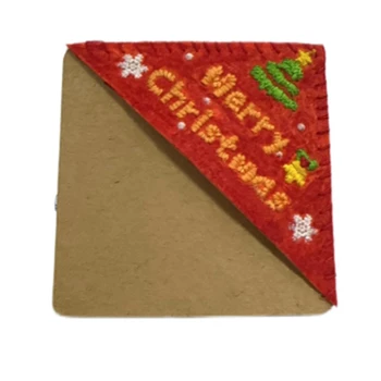 4 шт. Рождественский рождественский подарок в китайском стиле Персонализированная закладка с ручной вышивкой