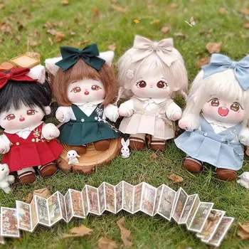 5 цветов хлопковые мягкие куклы идол кукла наряд мини одежда кукла платья школьная форма костюм 20 см кукольная одежда футболка