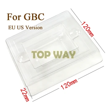 50 шт. для Gameboy Color GBC EU US JP Версия Белый Прозрачный Пластиковый Картон Картриджи Коробки Вставить Внутренний Лоток Вкладыш Для GB