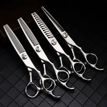 6 дюймов парикмахерские ножницы инструмент для стрижки плоская челка тонко подстриженные волосы зубы ножницы профессиональный набор ножниц для стрижки дома