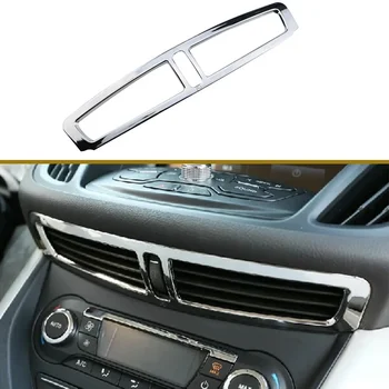 ABS хром для Ford C-MaxCmax 2011 - 2014 для Kuga 2013-2015 Крышка защиты вентиляционных отверстий автомобиля Наклейка на розетку