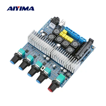 AIYIMA Аудио Модернизированный TPA3116 Сабвуфер Усилитель Плата 2.1-канальный HiFi USB ЦАП Bluetooth 5.0 Усилители мощности 2x50 Вт + 100 Вт