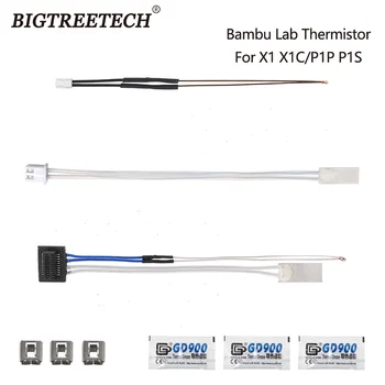 BIGTREETECH Керамический нагреватель Термистор 48 Вт Обновление 300 °C для Bambu Lab X1 Carbon X1-Carbon Combo P1P P1S 3D-принтер Hotend Heater