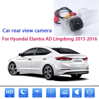 CCD HD Автомобильная камера заднего вида Парковка задним ходом Водонепроницаемая ночная система ночного видения высокого качества RCA для Hyundai Elantra AD Lingdong 2015 2016
