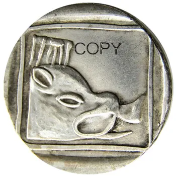 G(41)LYTTOS на КРИТЕ Редкая Серебряный Статер 320 г. до н.э. Древнегреческая посеребренная копия монеты