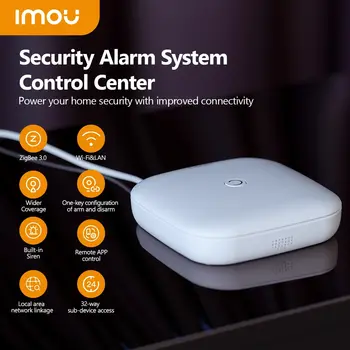 IMOU ZigBee 3.0 Smart Gateway Hub Беспроводной пульт дистанционного управления Wi-Fi или LAN Многорежимный для Alexa Google Home Smart Life