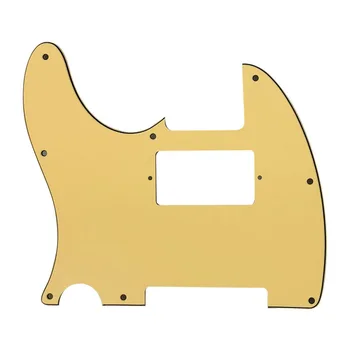  Pleroo Guitar Parts -Для левшей, США Стандарт 8 отверстий для винтов Tele Telecaster с PAF Humbucker Гитара Pickguard Scratch Plate