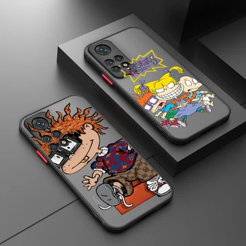 R-Rugrats Cartoon для Xiaomi Redmi Note 12 Turbo Speed 11 10 9 Pro Plus Max 4G 5G Матовый полупрозрачный жесткий чехол для телефона