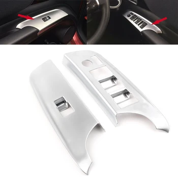 RHD Накладки на пластину переключателя передней двери автомобиля для 2016 2017 2018 Toyota Sienta Декоративный чехол Отделка Аксессуары для автомобиля
