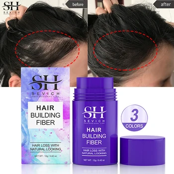 Sevich Порошок волокна для волос для женщин Кератиновый порошок для наращивания волос Мгновенное восстановление роста волос Утолщение волокон Лечение выпадения волос