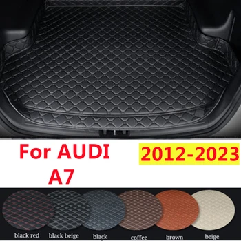 SJ High Side Custom Fit для AUDI A7 2012-13-14-15-2023 Всепогодный водонепроницаемый коврик для багажника автомобиля AUTO Задний грузовой вкладыш Коврик
