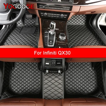 YOGOOGE Изготовленные на заказ автомобильные коврики для Infiniti QX30 Автоаксессуары Коврик для ног