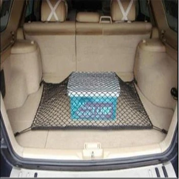  багажник авто задний задний органайзер для багажа эластичный сетчатый держатель для хранения с 4 крючками аксессуары для салона автомобиля