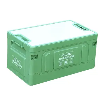  Багажник Ящик для хранения 60 л Водонепроницаемый ящик для хранения Складной чехол Бытовой ящик для хранения с деревянной крышкой для закусок Овощи