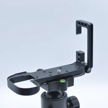 Быстросъемный L-образный держатель кронштейна пластины Ручная рукоятка для Canon EOS R5 Камера EOS R6 для Arca Swiss Штатив Шаровая головка, черный