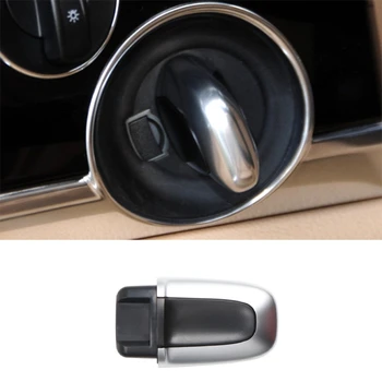 Выключатель ключа запуска автомобиля Детали отделки зажигания в один клик для Porsche Boxster Cayman 911 Cayenne Macan 2013-2023 Ключ запуска