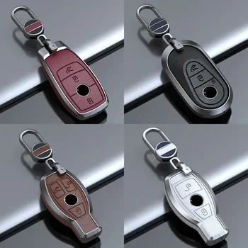 Высококачественная крышка чехла для дистанционного ключа автомобиля для Mercedes Benz A B C E S Class W204 W205 W212 W213 W176 GLC CLA AMG W177 X167