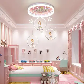 европейский стиль Девушка Спальня декоративная светодиодная лампа внутренняя люстра освещение люстра гостиная декоративная люстра