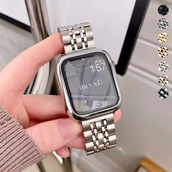 Женский браслет со звездным светом для Apple Watch Ultra 49 мм Band Series 8 7 SE 6 5 4 3 41 мм 45 мм Металлический ремешок для iwatch 38/42 мм 44 40 мм