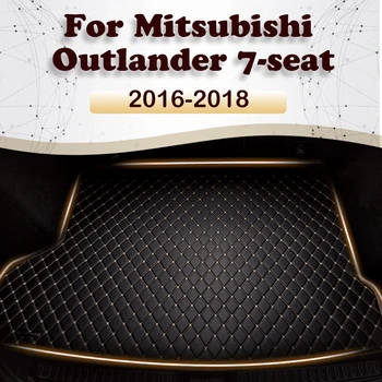 коврик багажника автомобиля для Mitsubishi Outlander 7-местный 2016 2017 2018 Пользовательские автомобильные аксессуары Украшение интерьера автомобиля