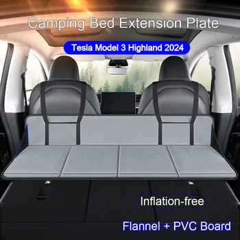  Матрас для кемпинга Защита головы для Tesla Model 3 Highland 2024 Аксессуары Головной блок Заполнить зазор Войлочная кровать Модель 3+ Кровать для сна для путешествий