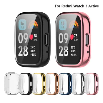 Мягкий чехол для Redmi Watch 3 Active Smart Watchband Screen Protector TPU Bumper Shell для Xiaomi Redmi Watch3 Чехол