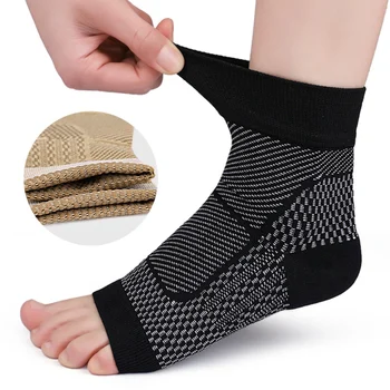 Носки для защиты лодыжки Женские компрессионные чулки Защитные носки Эластичные впитывающие носки