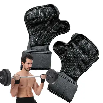  Перчатки для упражнений Перчатки для тренажерного зала Cross Training Регулируемая удобная силиконовая набивка Мощный захват Противоскользящий легкий мужской тренажерный зал