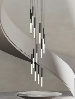 Подвесные светильники для потолка Минималистичный подвесной светильник Потолочные светильники Люстра для гостиной Лестница Люстра Современный 2024