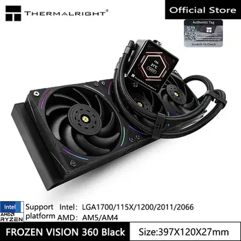радиатор Thermalright Frozen Vision 360 Black с водяным охлаждением/ЖК-дисплей 2.88/поддержка пользовательских изображений/видео/анимации/LGA1700