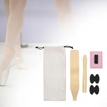 Растяжка для балетных танцев Формирование подъема стопы с помощью эластичной ленты и ножки для переноски