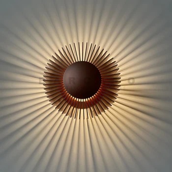 современный светодиодный настенный светильник украшение минималистичное освещение гостиная спальня фон золотые бра прикроватные украшения светильники светильник