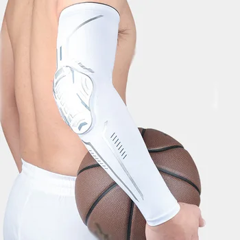  Спортивная накладка для поддержки локтя Эластичная компрессионная втулка для рук Защита от столкновений Защитная накладка на локоть Тренажерный зал Баскетбол Футбол Бандаж для локтя