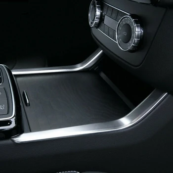  Улучшите интерьер вашего Для Benz ML GLE Class W166 W292 X166 с консольным держателем для воды Stripe Cover Trim Brand New