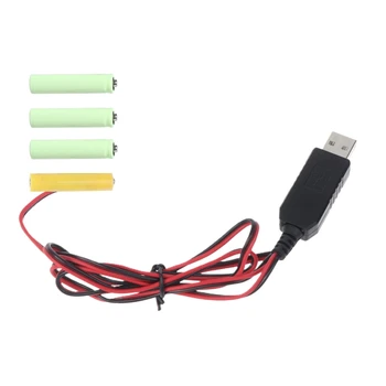 Универсальный кабель USB на 6 В AAA Virtual Elimination Cable Converter Wire