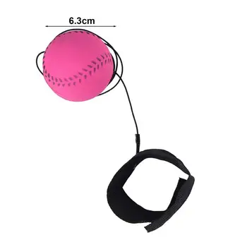 Универсальный легкий мяч для отскока на запястье Спортивный мяч с высокой эластичностью баскетбольной формы с ремешком на запястье Развлечения