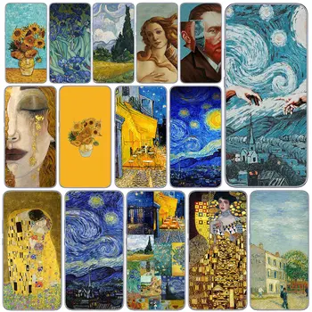 Чехол для телефона Starry Night Sky Van Gogh Gustav Klimt для Motorola Moto G52 G42 G32 G23 G22 G200 Edge 30 neo 20 Fusion S30