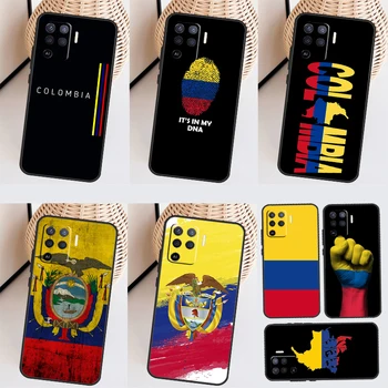 Чехол для флага Колумбии для OPPO A78 A98 A58 A18 A96 A76 A16 A17 A77 A15 A5 A9 A74 A94 A52 A72 A53S A54S A57S