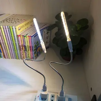 Яркая лампа для чтения Светодиодный USB-светодиодный светильник Портативный мини-светильник DC5V Ultra Lights для Power Bank PC Ноутбук Ночник для ноутбука